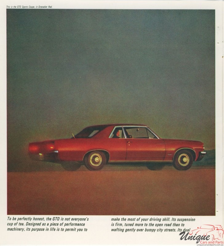 1964 Pontiac GTO Brochure Page 4